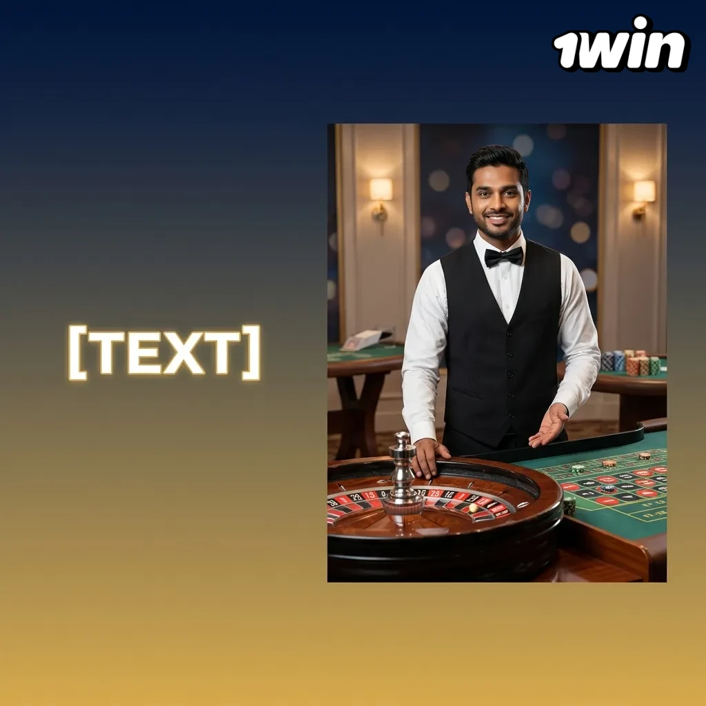 1win live casino interface featuring real dealers and table games like Roulette and Blackjack.