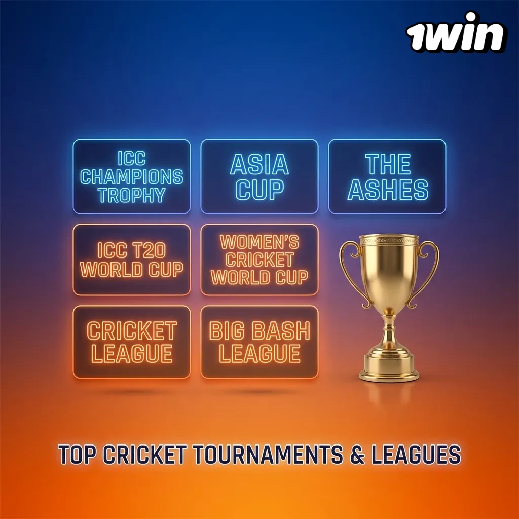 Betting on major cricket tournaments like IPL, ICC World Cup, and The Ashes.