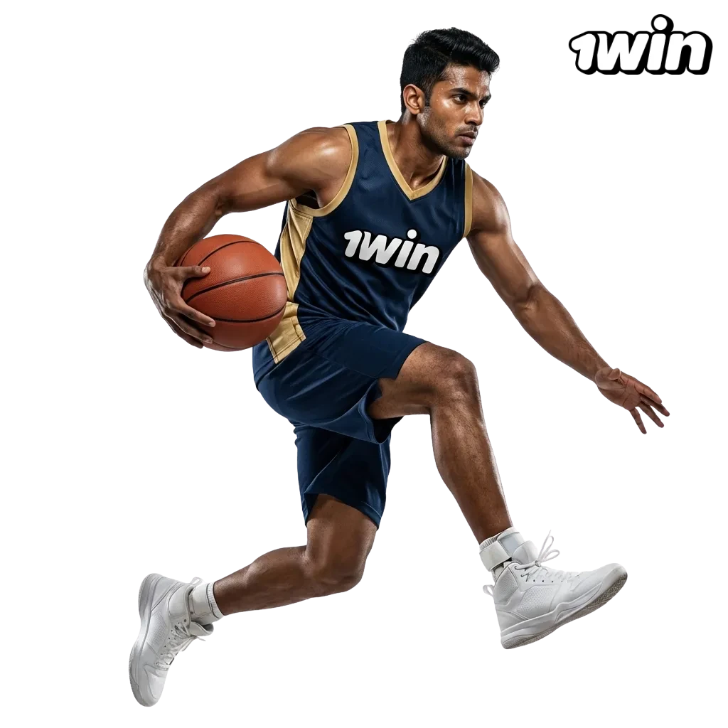 1win platform interface showing sports betting and casino game options.