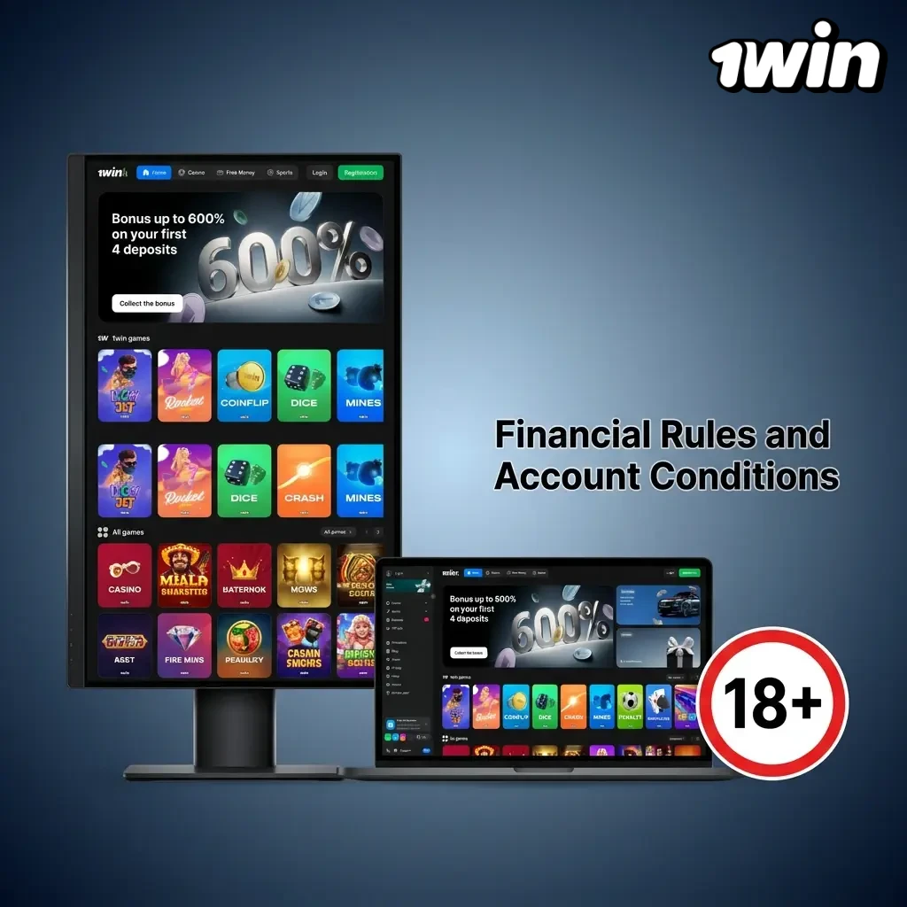 List of financial rules and account conditions for platform transactions, detailing KYC, limits, and withdrawal methods.